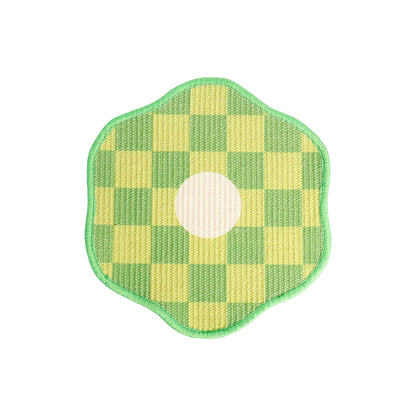 Dopamine Colour Sisal Wall-Mounted Cat Scratching Pad - Heavy Duty Anti-Shed (Self-Adhesive)