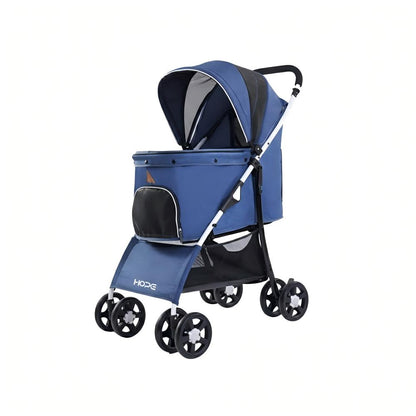 Easy Fold Pet Stroller - One-Touch Folding Design