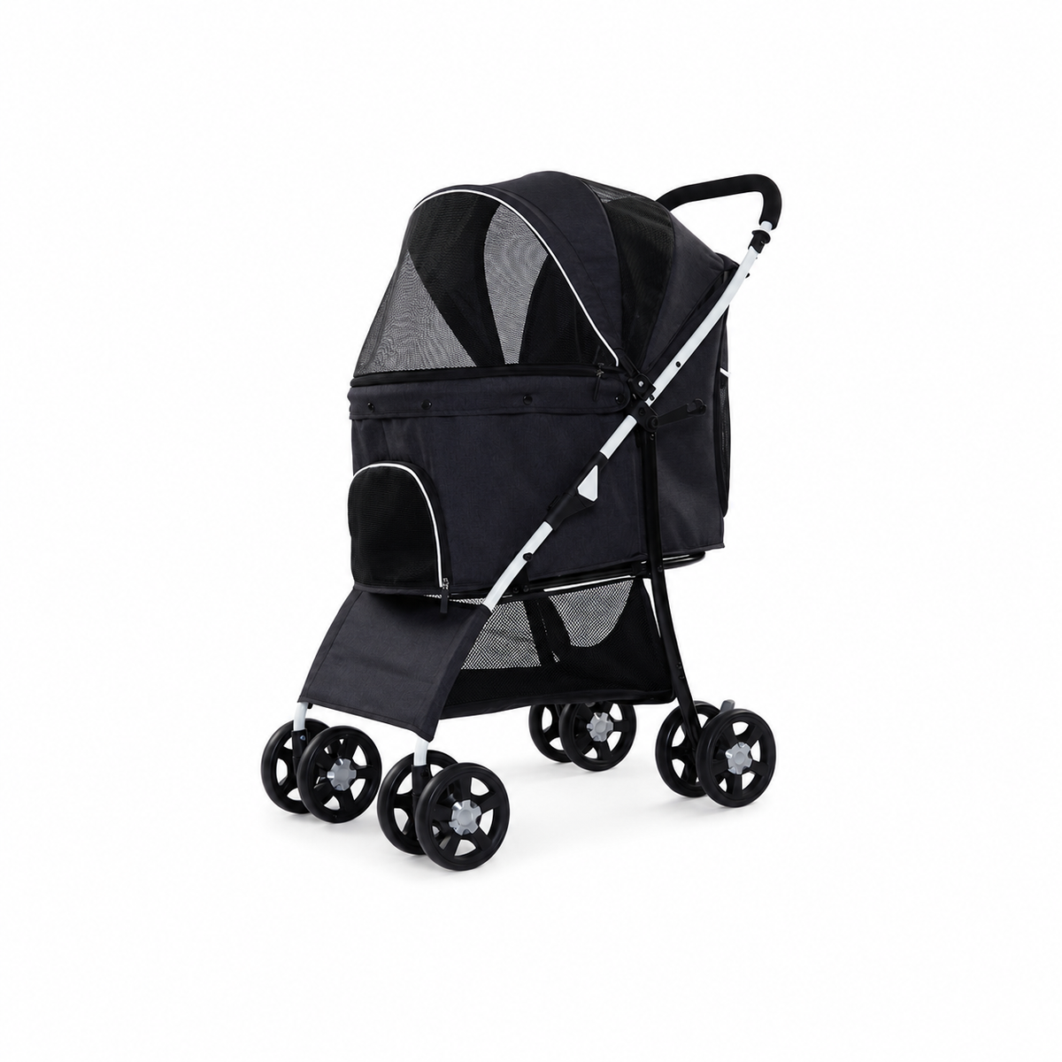 Easy Fold Pet Stroller - One-Touch Folding Design