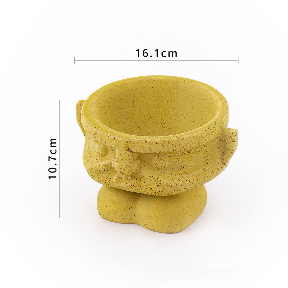 Elevated Ceramic Pet Bowl Anti Tip Neck Support