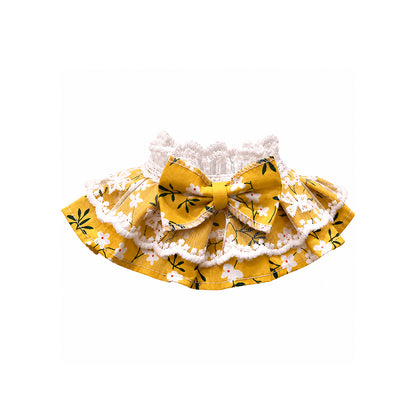 Pet Lace Bib Cute Soft Comfortable