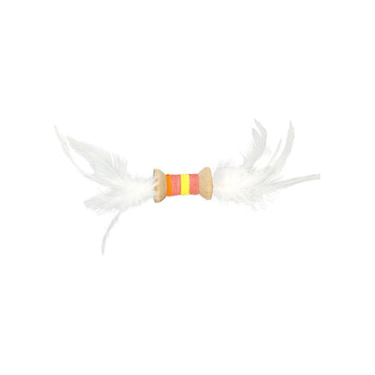 Cat Toy Feather Roller Interactive Self Play Toy