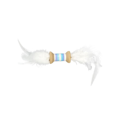 Cat Toy Feather Roller Interactive Self Play Toy
