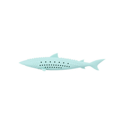 Catnip Chew Toy Silicone Fish Dental Toy for Cats