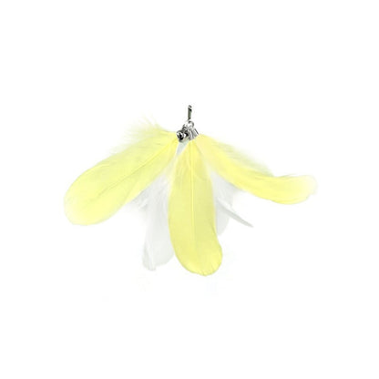 Cat Wand Toy – Interactive Feather Teaser with Replaceable Heads