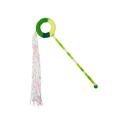 Cat Wand Toy – Interactive Feather Teaser with Replaceable Heads