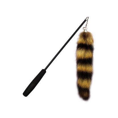 Cat Wand Toy Extendable Feather Teaser with Refill Head | PETSO