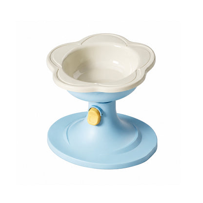Adjustable Elevated Pet Bowl Ceramic Neck Support