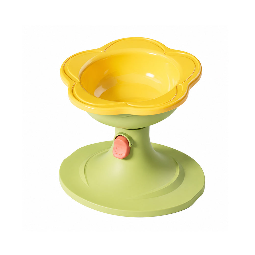 Adjustable Elevated Pet Bowl Ceramic Neck Support