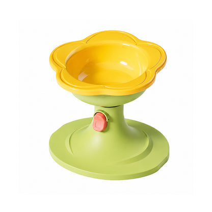 Adjustable Elevated Pet Bowl Ceramic Neck Support