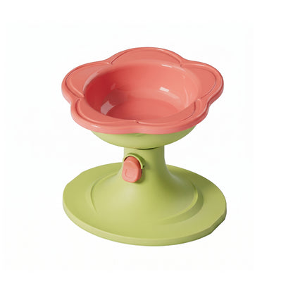 Adjustable Elevated Pet Bowl Ceramic Neck Support