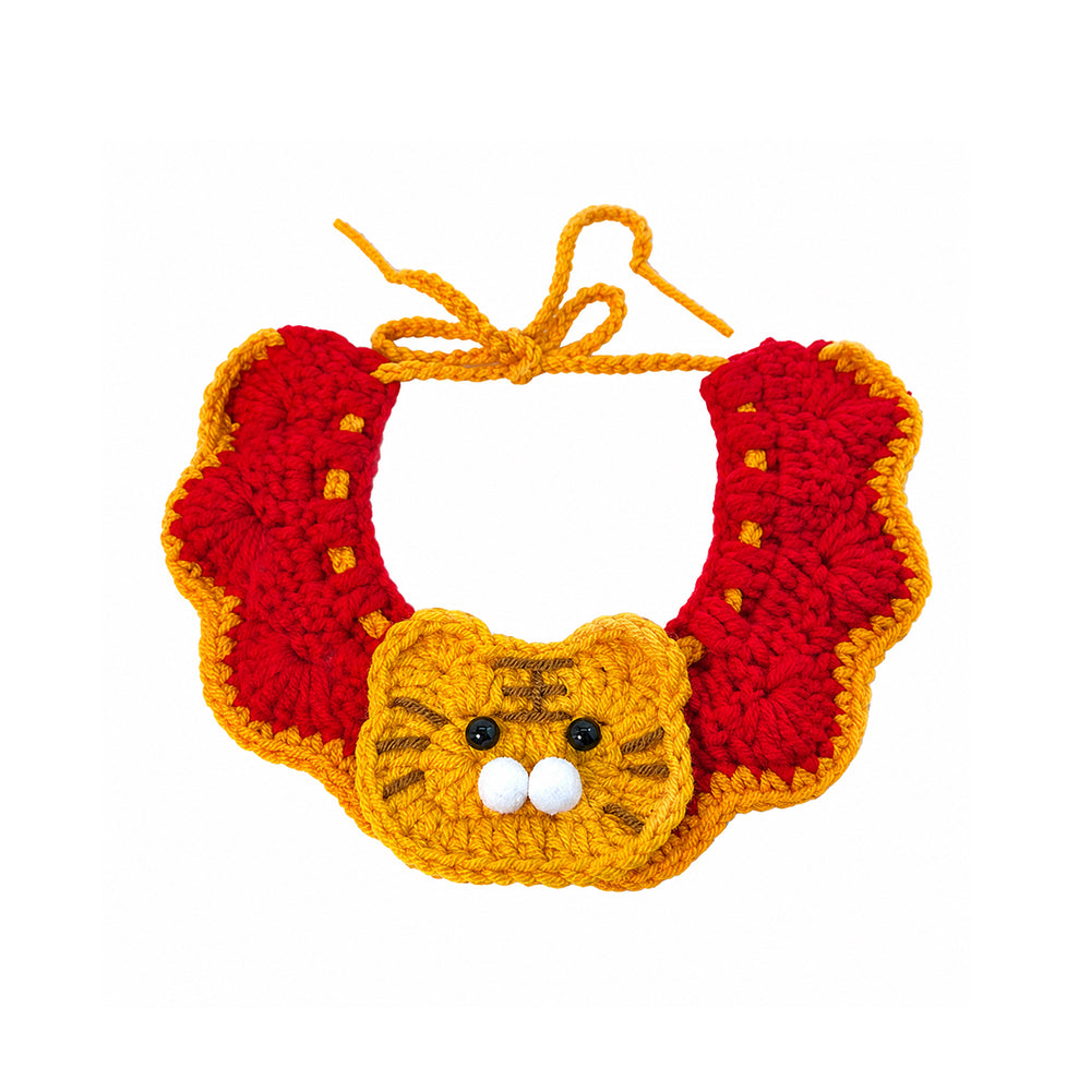 Pet Hat & Scarf | Handmade Knitted Costume for Cats & Dogs