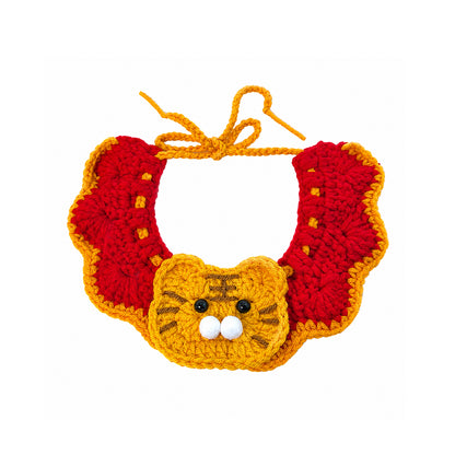 Pet Hat & Scarf | Handmade Knitted Costume for Cats & Dogs