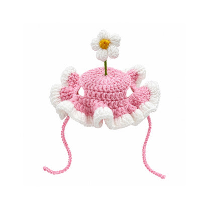Pet Hat & Scarf | Handmade Knitted Costume for Cats & Dogs