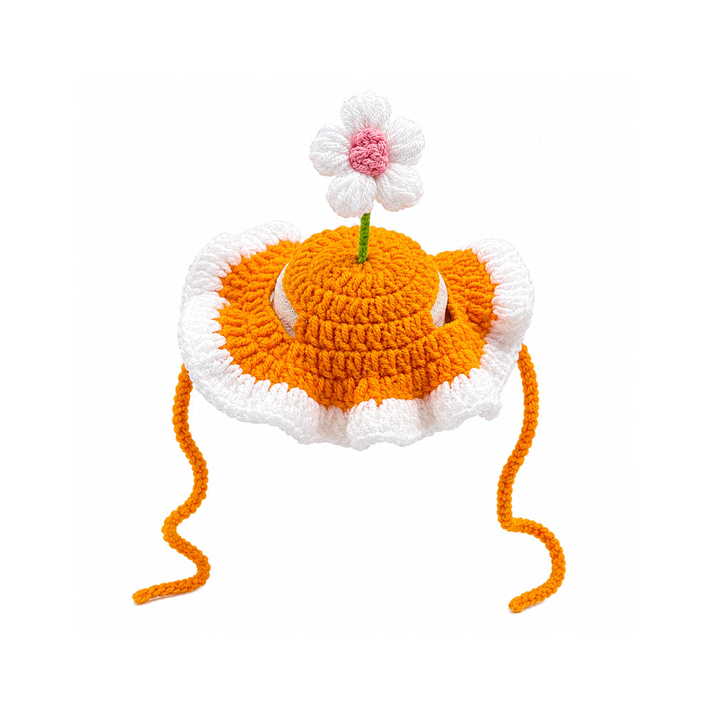 Pet Hat & Scarf | Handmade Knitted Costume for Cats & Dogs
