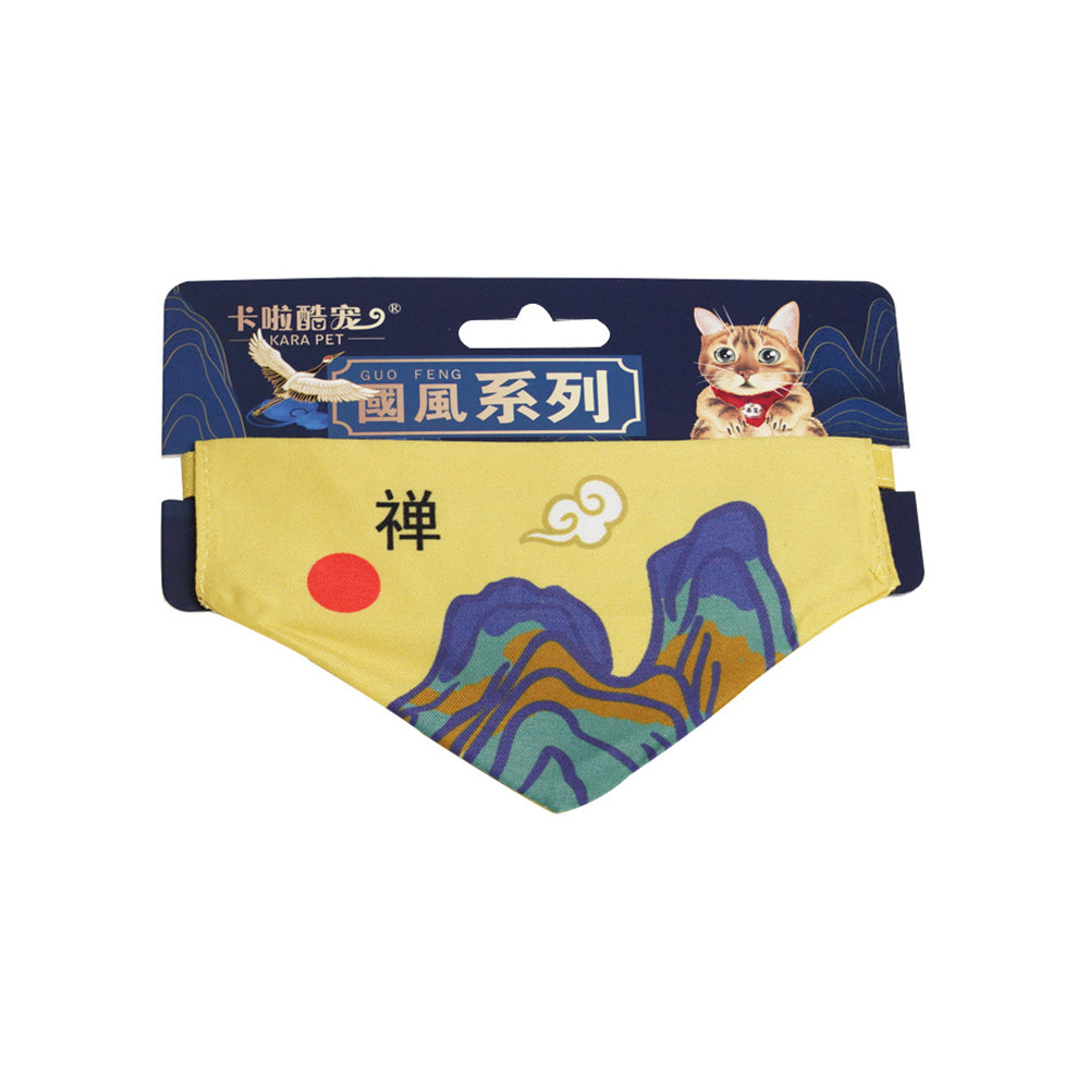 Pet Bandana Collar | Adjustable Chinese Style