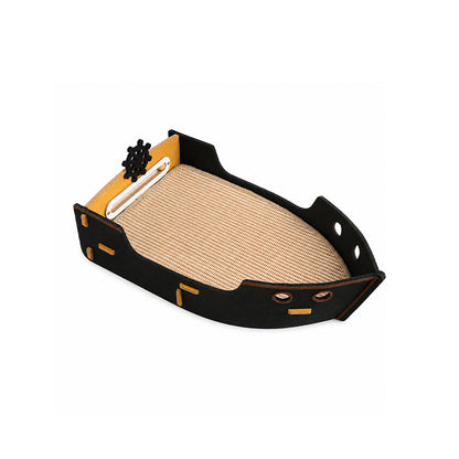 Pirate Ship Cat Tree Bed with Scratching Post