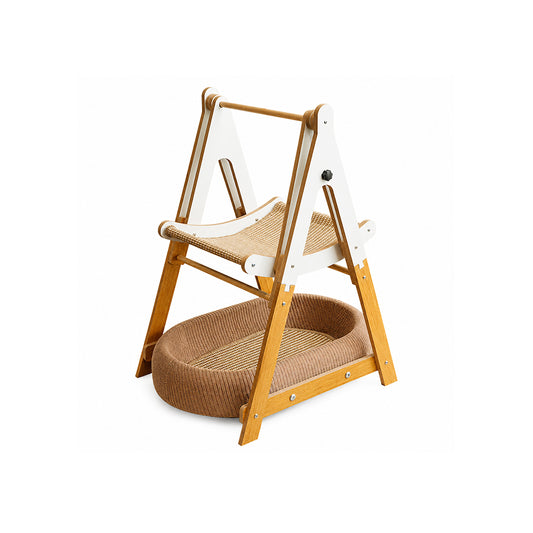 A Frame Double Layer Cat Rocking Bed