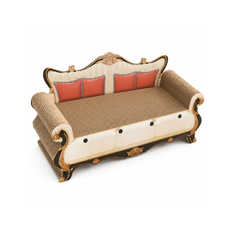 Cat Scratcher Lounge Sofa Corrugated Cardboard