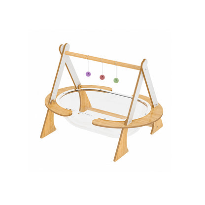 Cat Hammock Bed Acrylic Space Capsule-Round Rocking Cradle