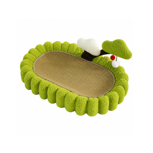 Sisal Cat Scratcher Bowl Bed Money Tree