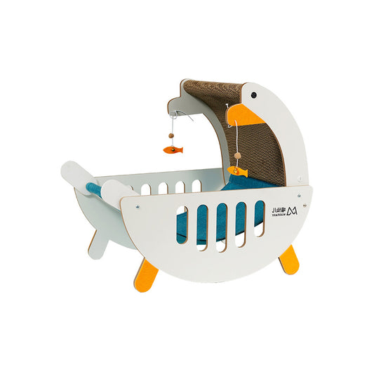 Cat Scratcher Hammock Bed Goose Design
