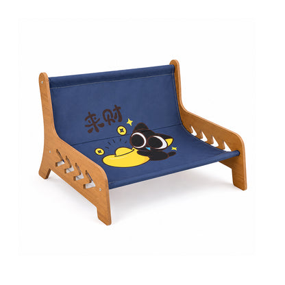 Large Cat Lounger Chair with Sisal Scratching Board – Durable All-Season Cat Bed