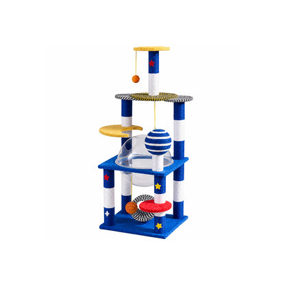Extra Large Sisal Cat Scratcher Tower – Luxury Galaxy Series