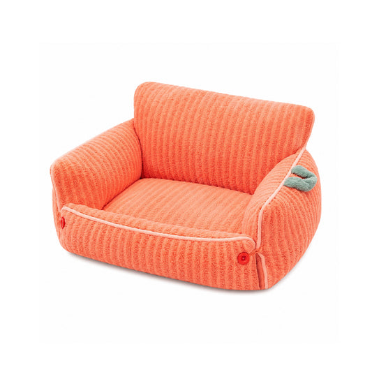 Cozy Plush Cat Sofa Bed Winter Warm, Removable and Adjustable