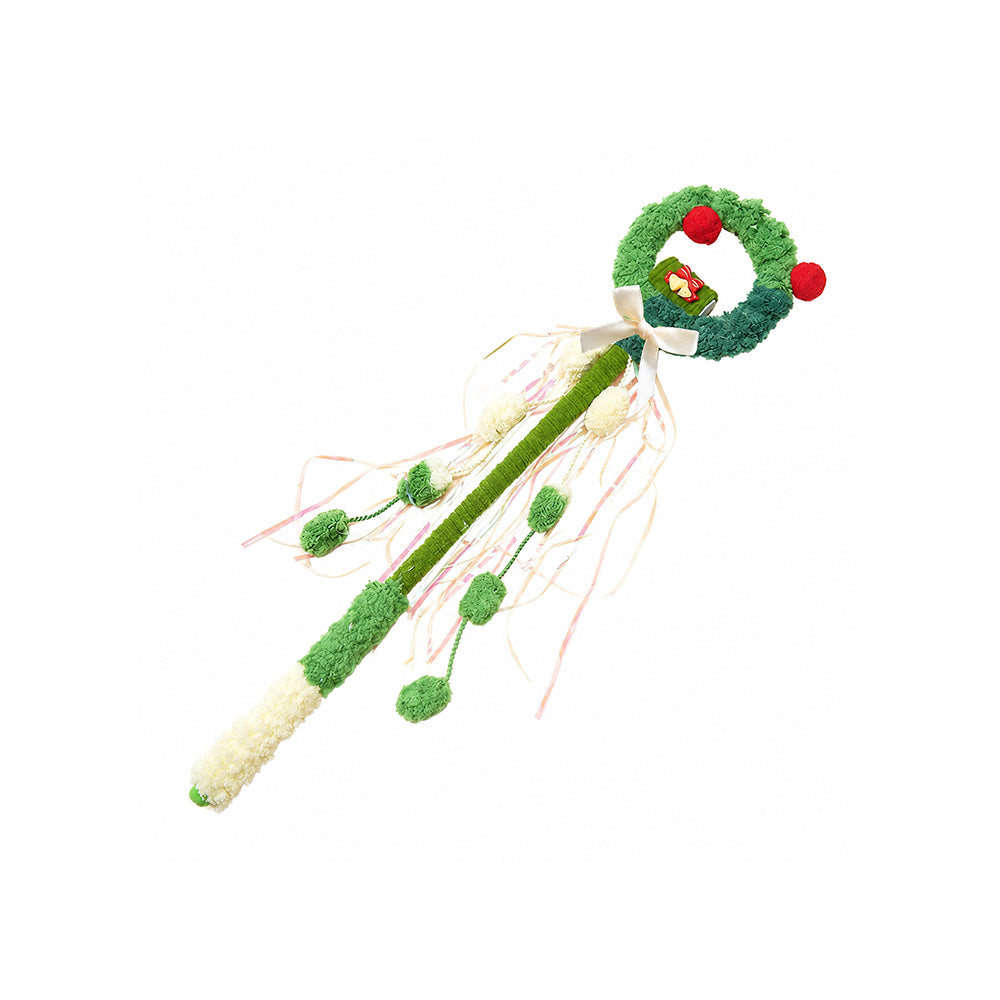 Fairy Magic Wand Cat Toy – Interactive Plush Wand with Bell & Tassel