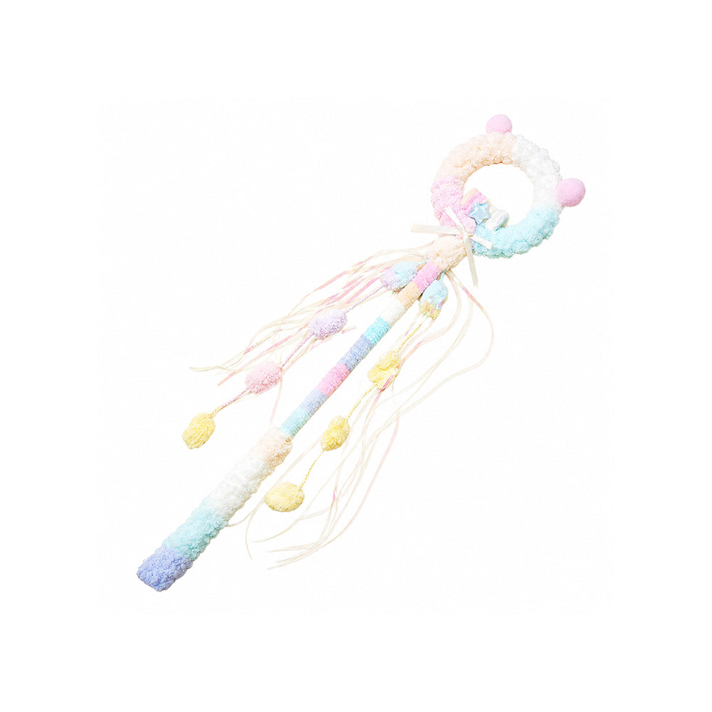 Fairy Magic Wand Cat Toy – Interactive Plush Wand with Bell & Tassel