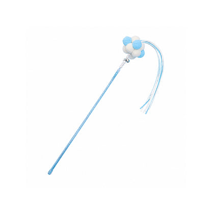 Fairy Wand Cat Teaser Toy – Interactive Tassel & Feather Wand for Cats