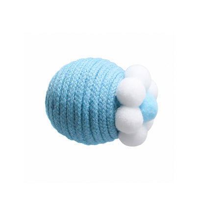 Dopamine Colour Plush Rope Cat Toy Ball – Interactive Self-Play Toy