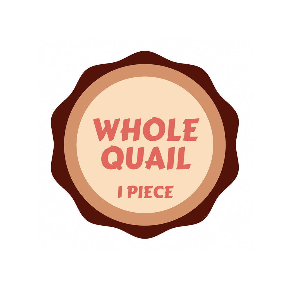 FREEZY PAWS Whole Quail Freeze Dried Pet Treats 1pc