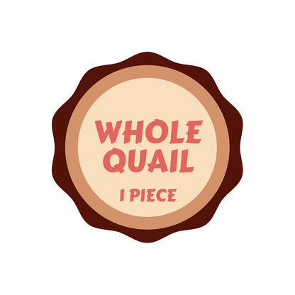 FREEZY PAWS Whole Quail Freeze Dried Pet Treats 1pc