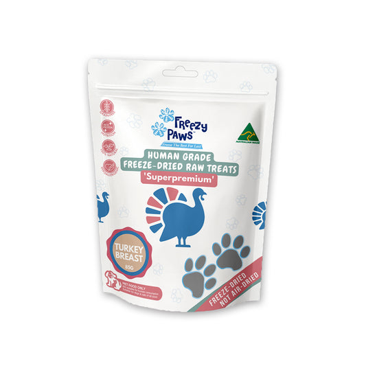 FREEZY PAWS Turkey Breast Freeze Dried Pet Treats 85g