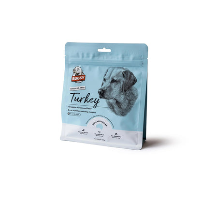 BUGSY'S Turkey Complete & Balanced Premium Air Dried Raw Dog Food