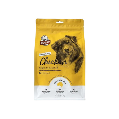 BUGSY'S Chicken Complete & Balanced Premium Air Dried Raw Dog Food