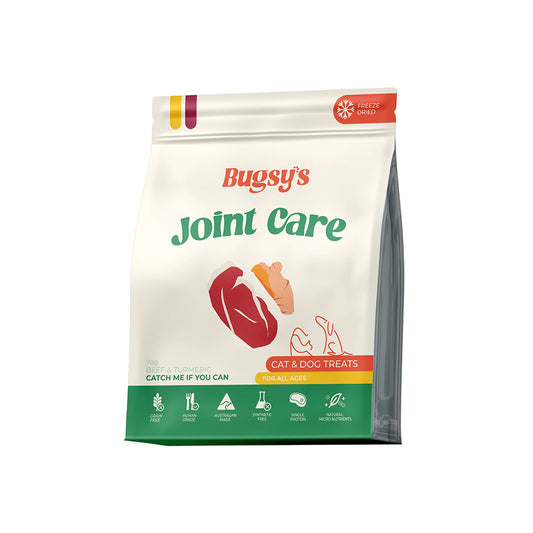 BUGSY'S Freeze Dried Beef & Turmeric Pet Treats 70g