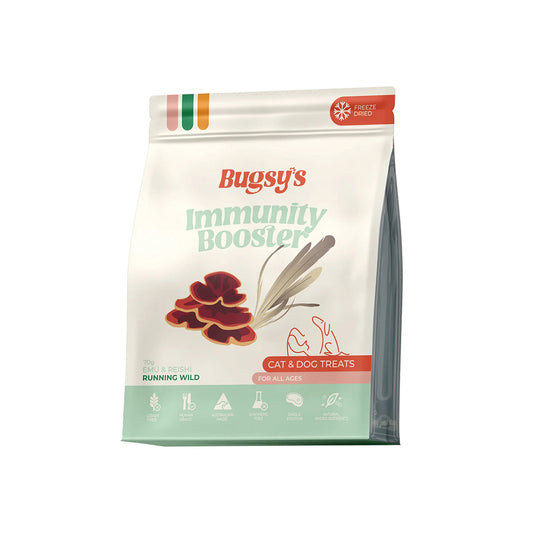 BUGSY'S Freeze Dried Emu & Reishi Pet Treats 70g