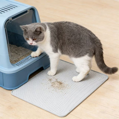 PIDAN Grey Cat Litter Mat
