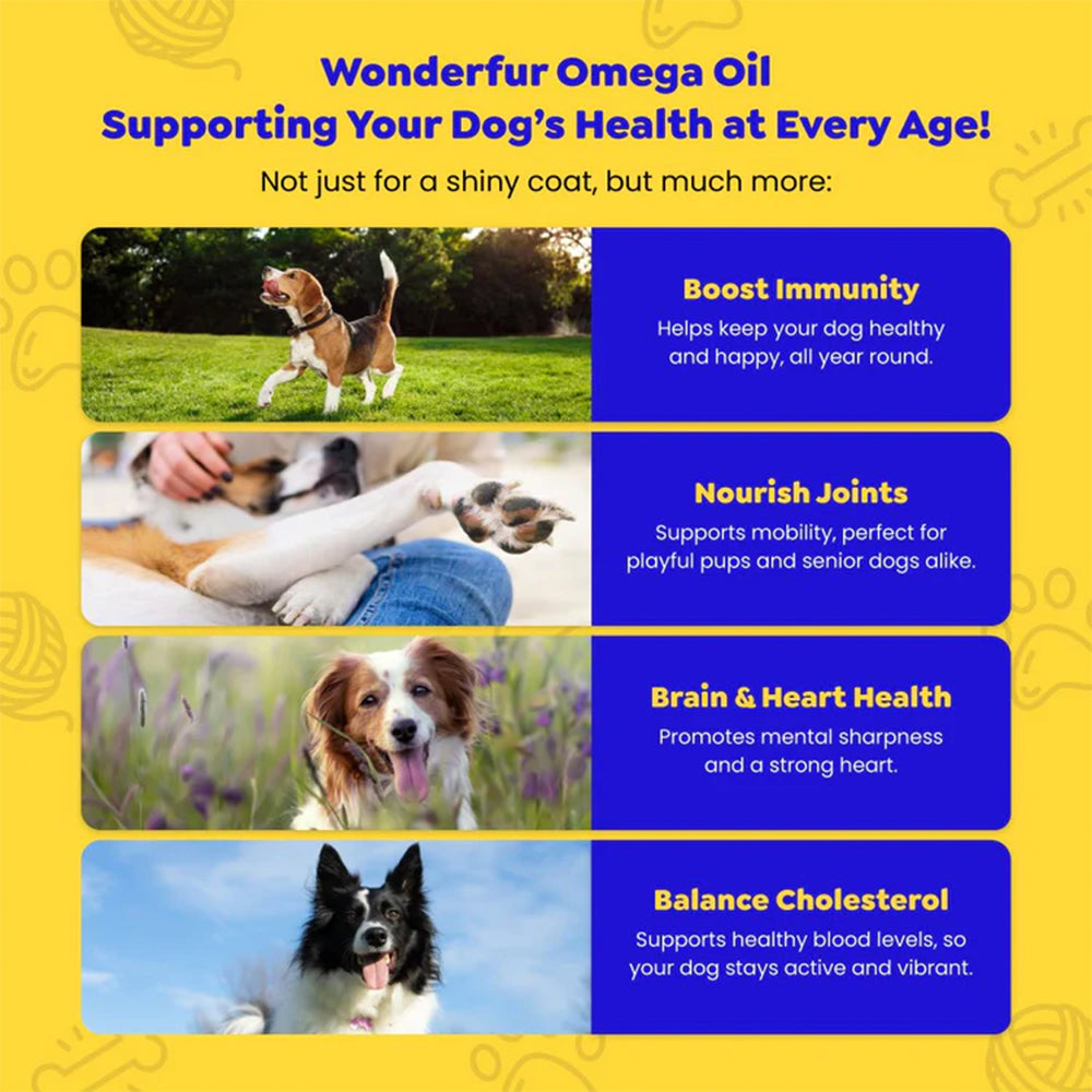 WONDERFUR Omega Oil For Cats & Dogs 250ml