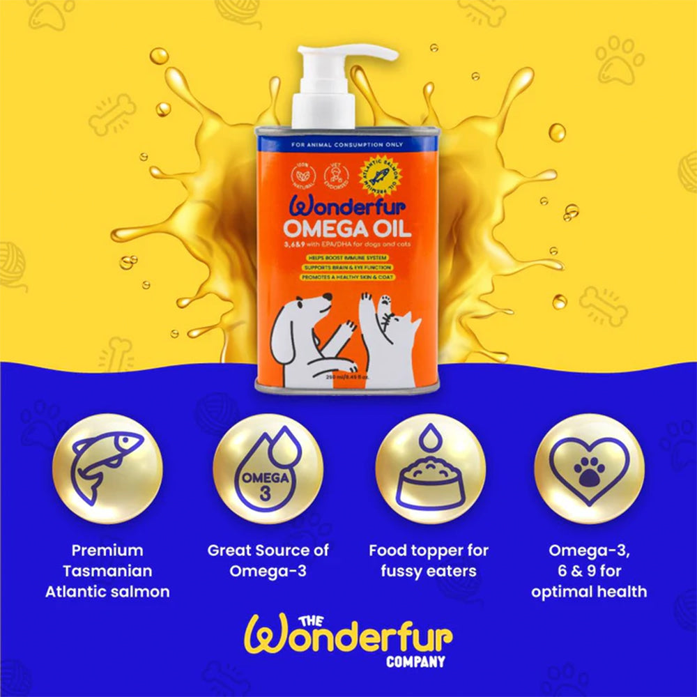WONDERFUR Omega Oil For Cats & Dogs 250ml