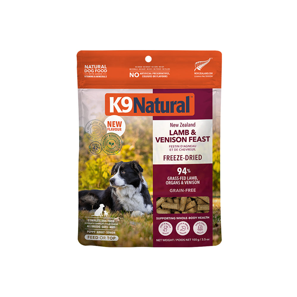 K9 NATURAL Lamb & Venison Freeze Dried Dog Food