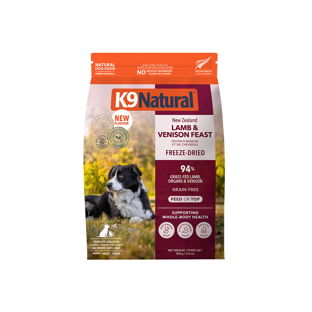 K9 NATURAL Lamb & Venison Freeze Dried Dog Food