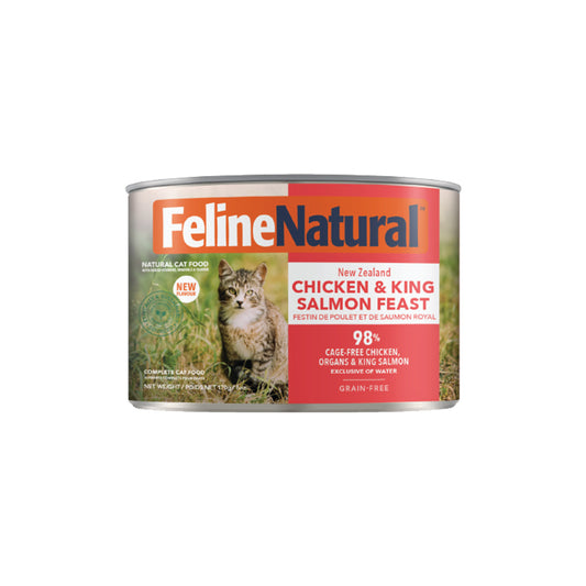 FELINE NATURAL Chicken & King Salmon Wet Cat Food