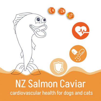 KORURE PETS NZ King Salmon Caviar Cardiovascular Health For Cats 30g