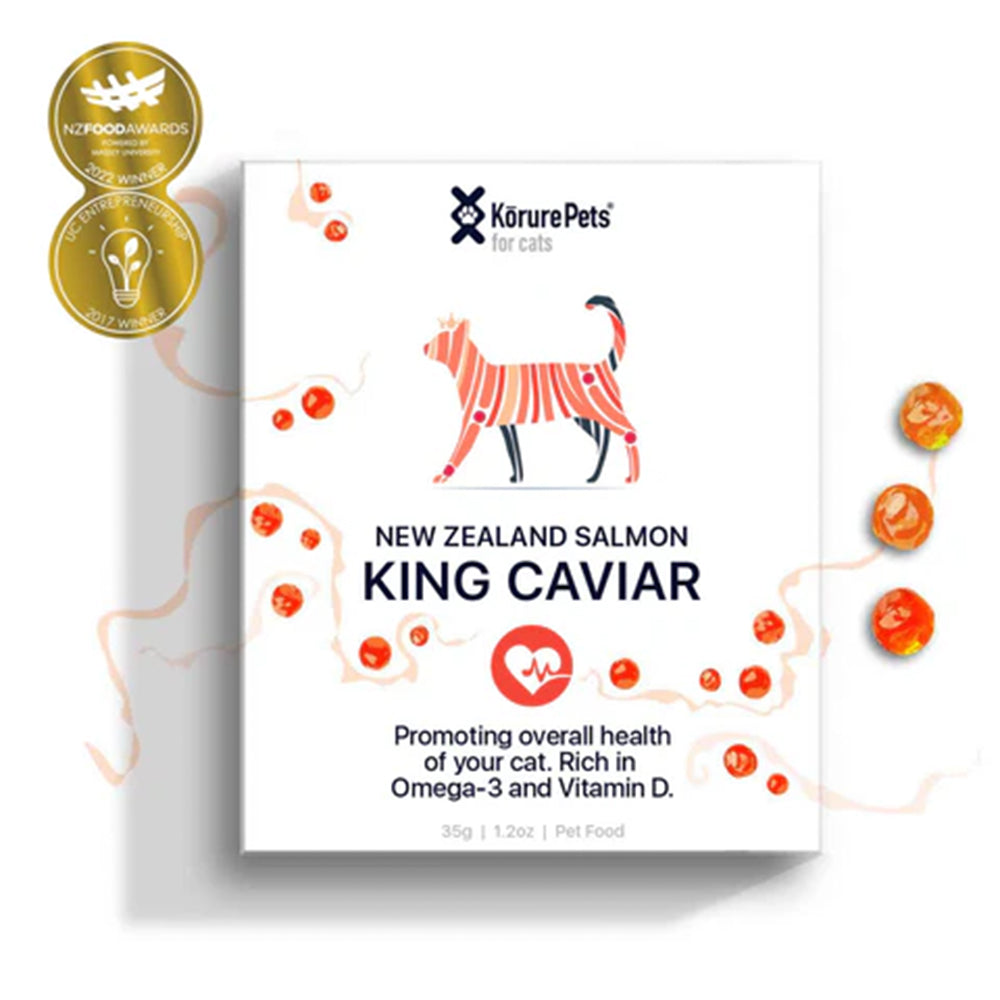 KORURE PETS NZ King Salmon Caviar Cardiovascular Health For Cats 30g