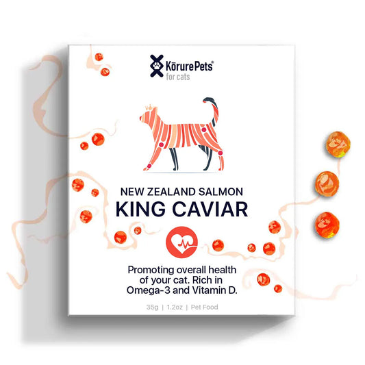 KORURE PETS NZ King Salmon Caviar Cardiovascular Health For Cats 30g
