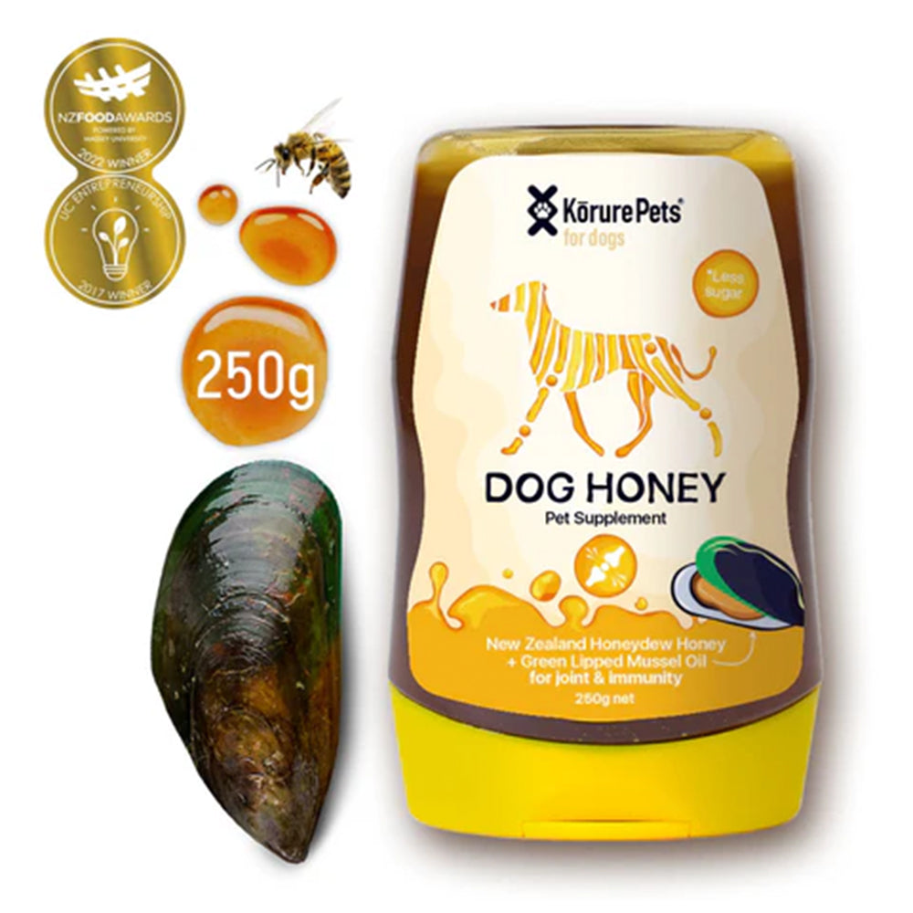 KORURE PETS Mussel Honey Immunity & Joint Dog Supplement 250g